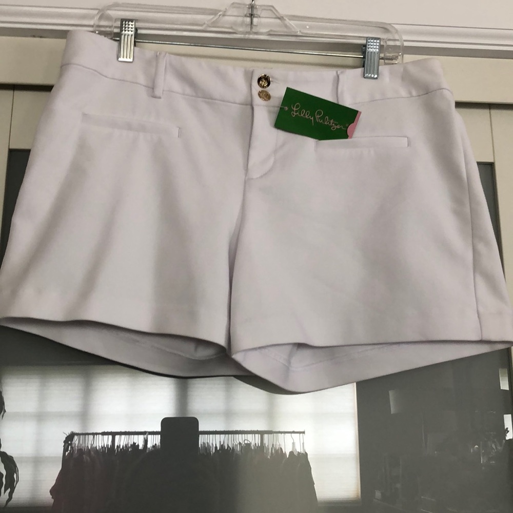 NWT Lilly Pulitzer white Shorts Sz 12